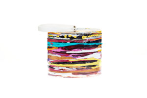 70s Oval Bakelite Purse front2