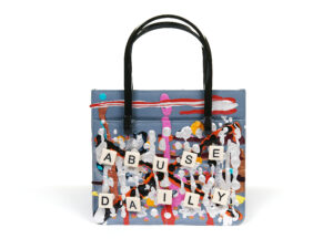 56. Scrabble Purse. Letters have Velcro backings